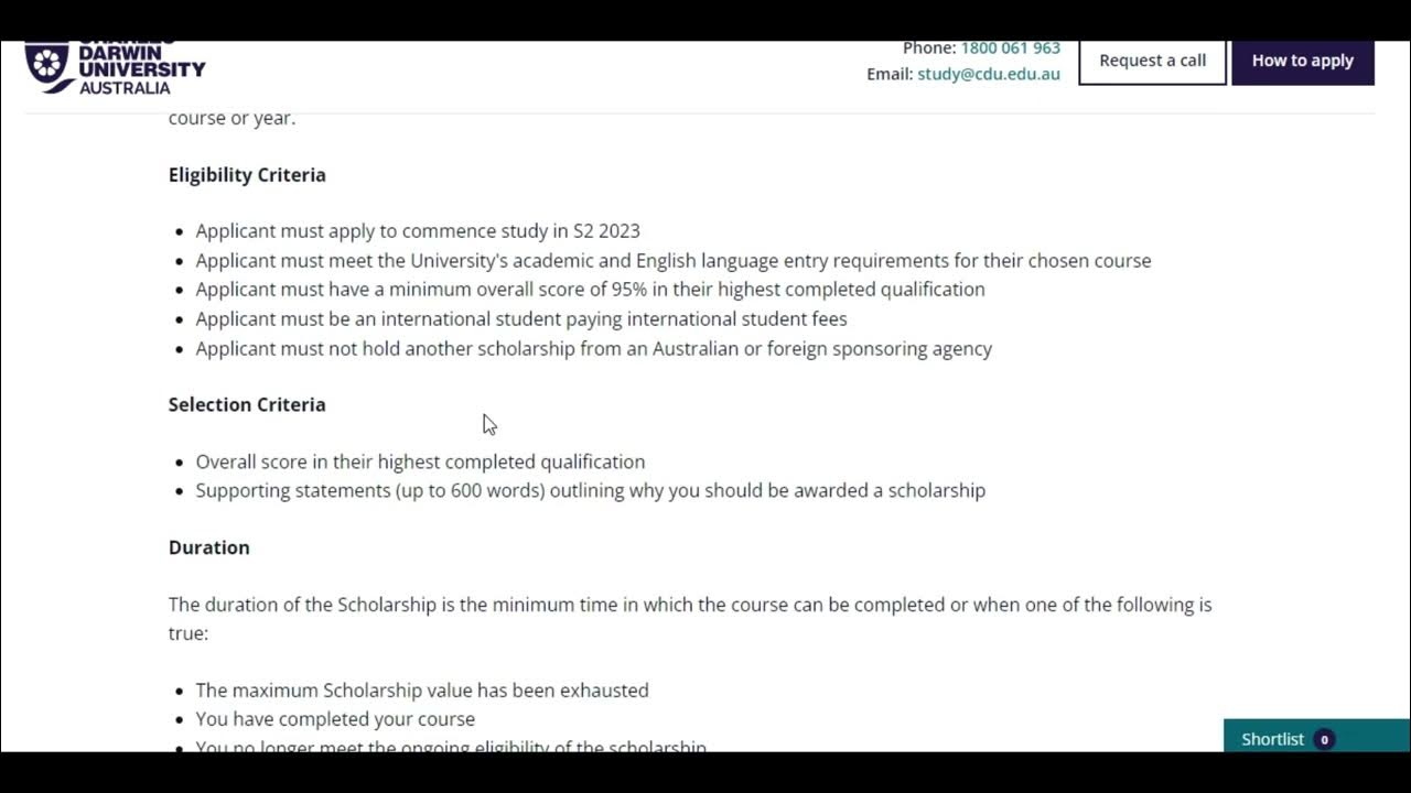 Video thumbnail for Australia Scholarship For International Students: Step By Step Guide