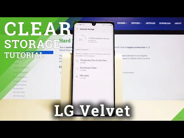Video thumbnail for How to Clean Storage of LG Velvet – Optimize System