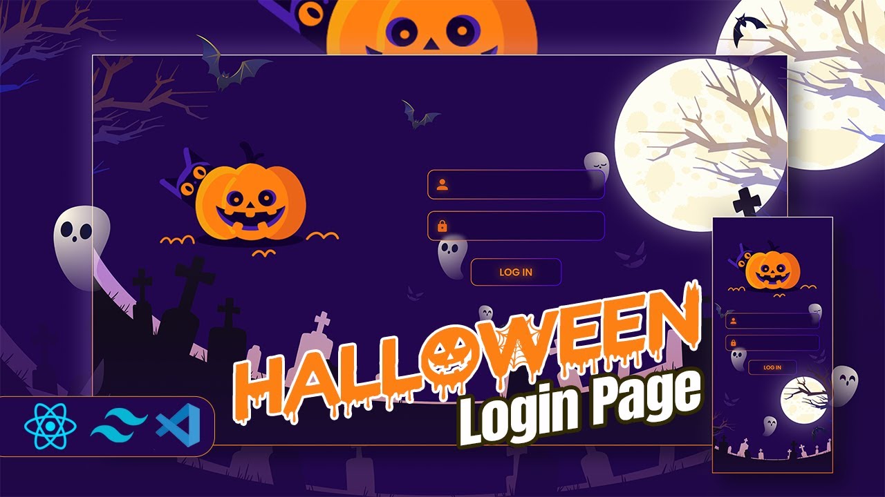 Video thumbnail for Haunted Coding Fun: Responsive Halloween Login Page Animation I Speed Coding