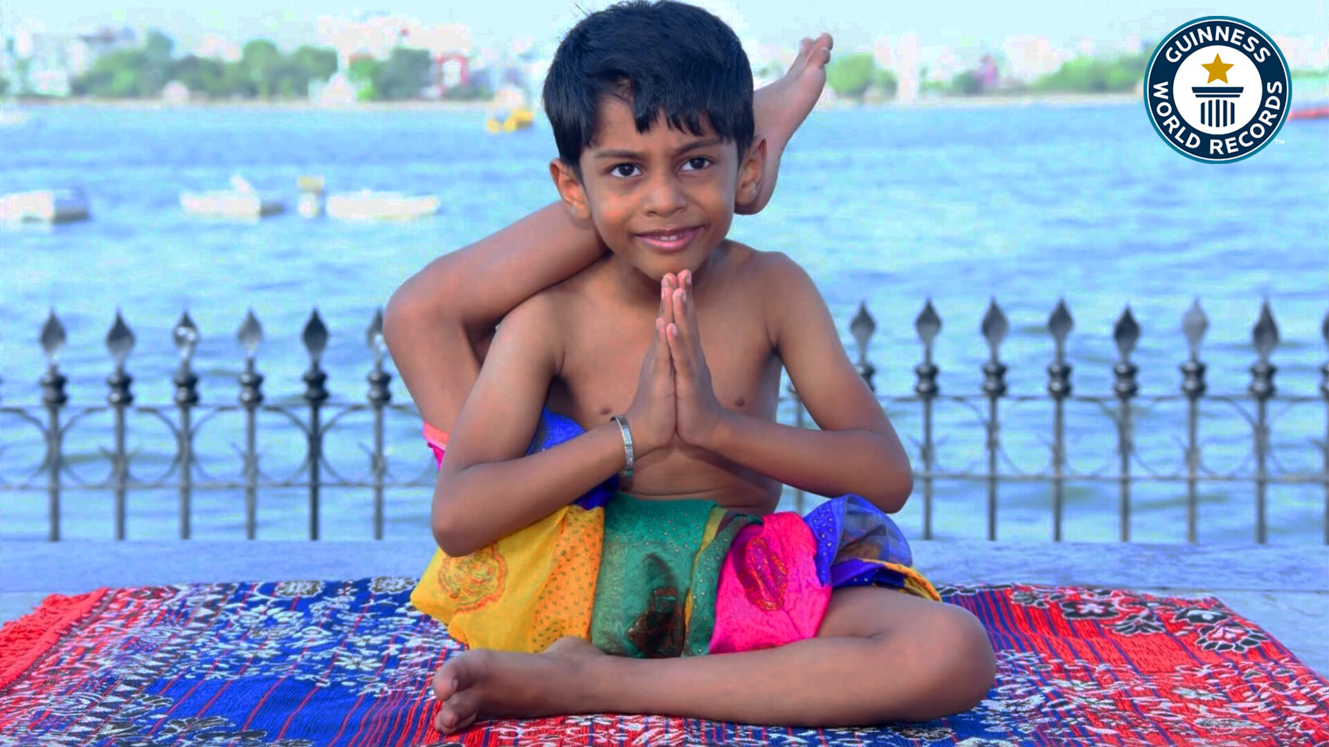'Video thumbnail for Meet Pratyaksh Vijay, the world’s youngest yoga instructor'
