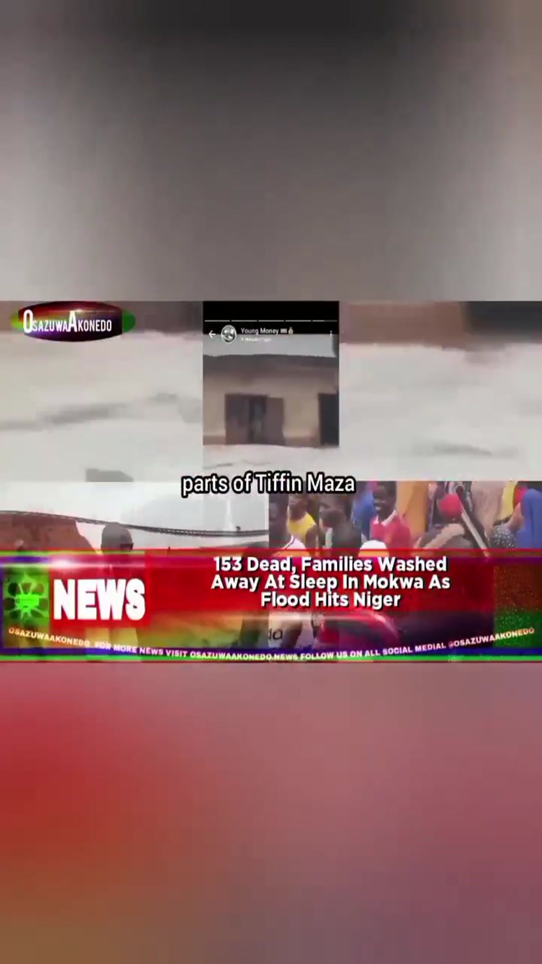 'Video thumbnail for 153 Dead, Families Washed Away At Sleep In Mokwa As Flood Hits Niger, '