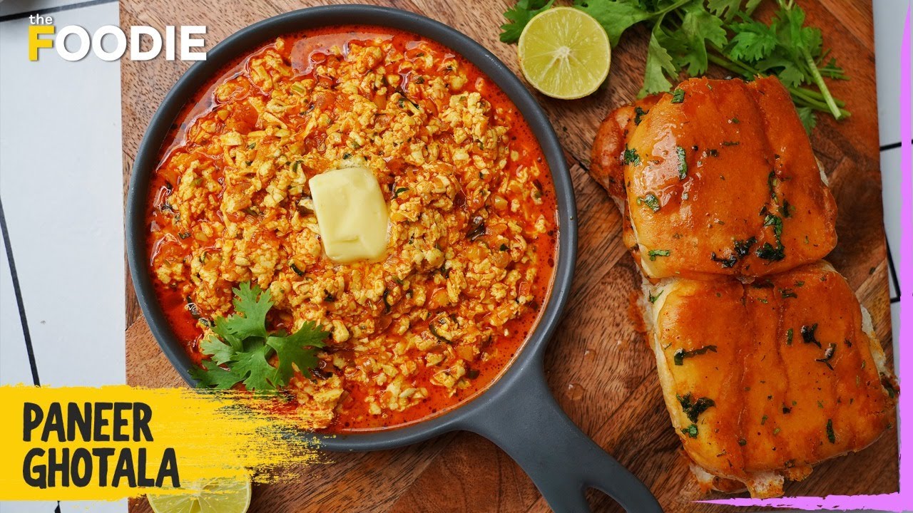 Video thumbnail for Surti Paneer Ghotala with Pav Recipe | Tasty Paneer Recipe in 10 mins | How to make Paneer Ghotala