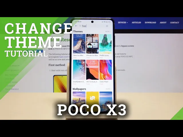 Video thumbnail for How to Change Device Theme on POCO X3 – Display Settings