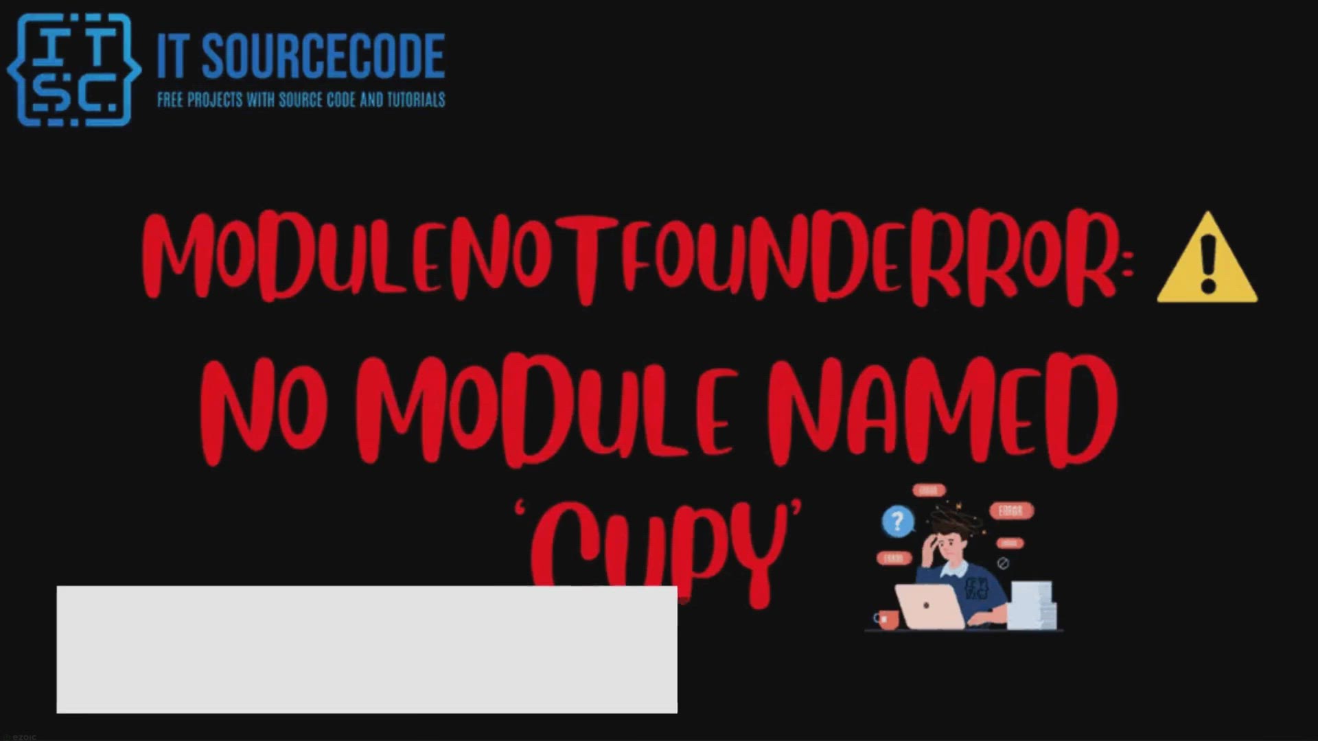 'Video thumbnail for Modulenotfounderror: no module named cupy'