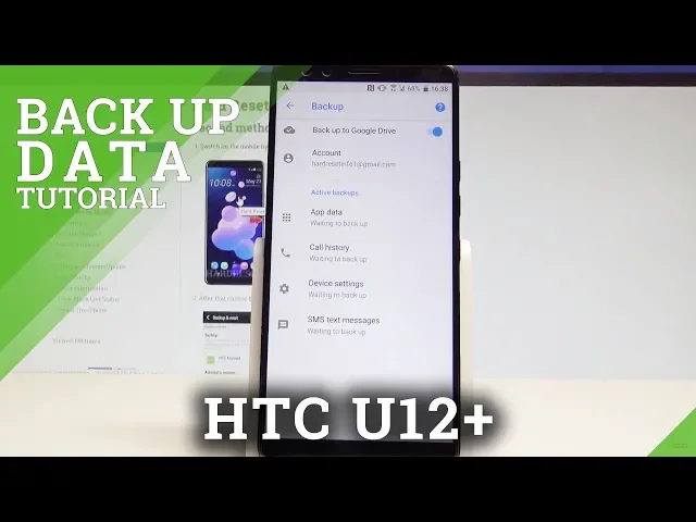 Video thumbnail for How to Enable Back Up Data on HTC U12+ - Turn On Google Backup |HardReset.Info