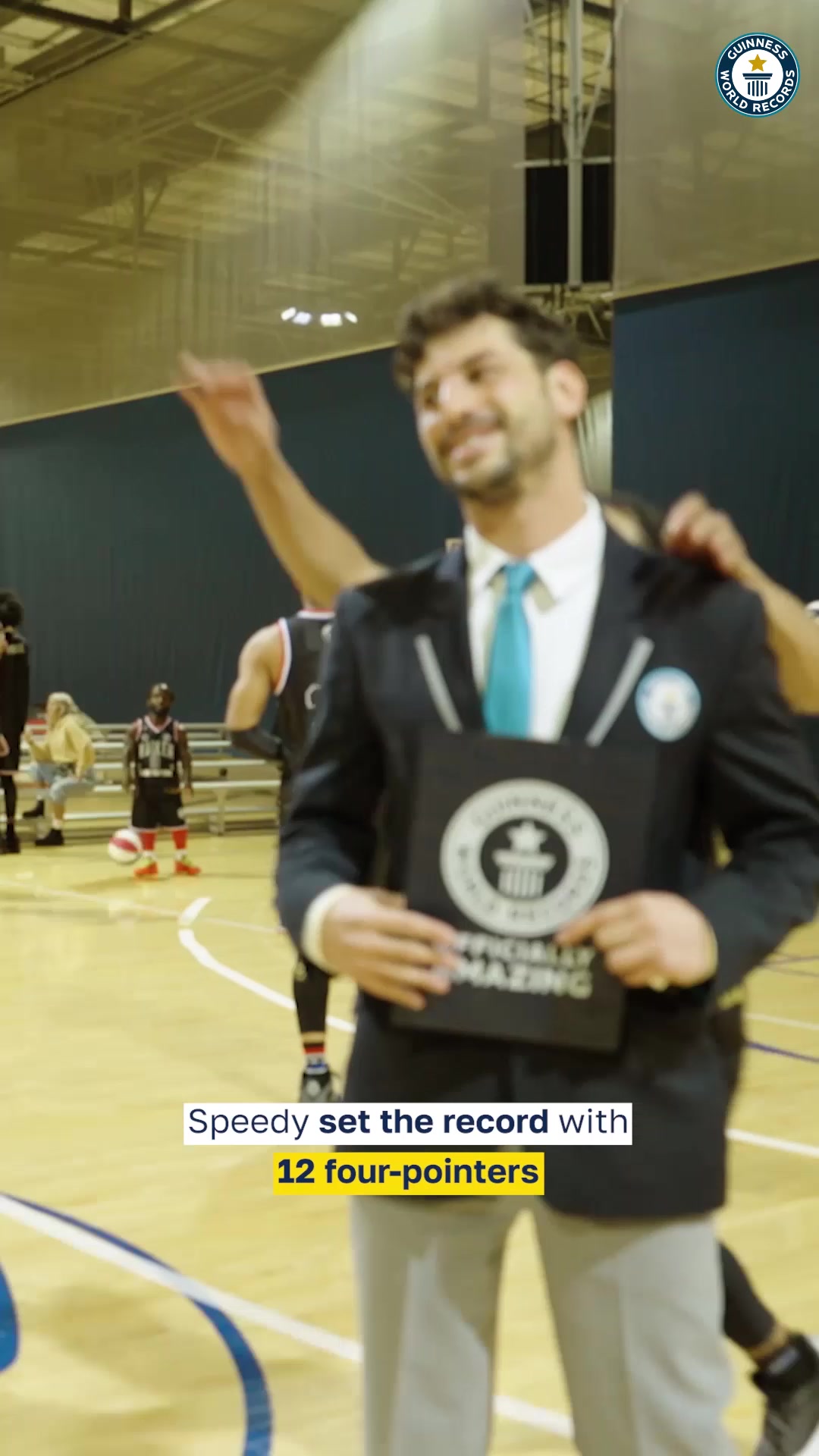 Video thumbnail for Darnell Speedy Artis Most Basketball Four-Pointers in One Minute