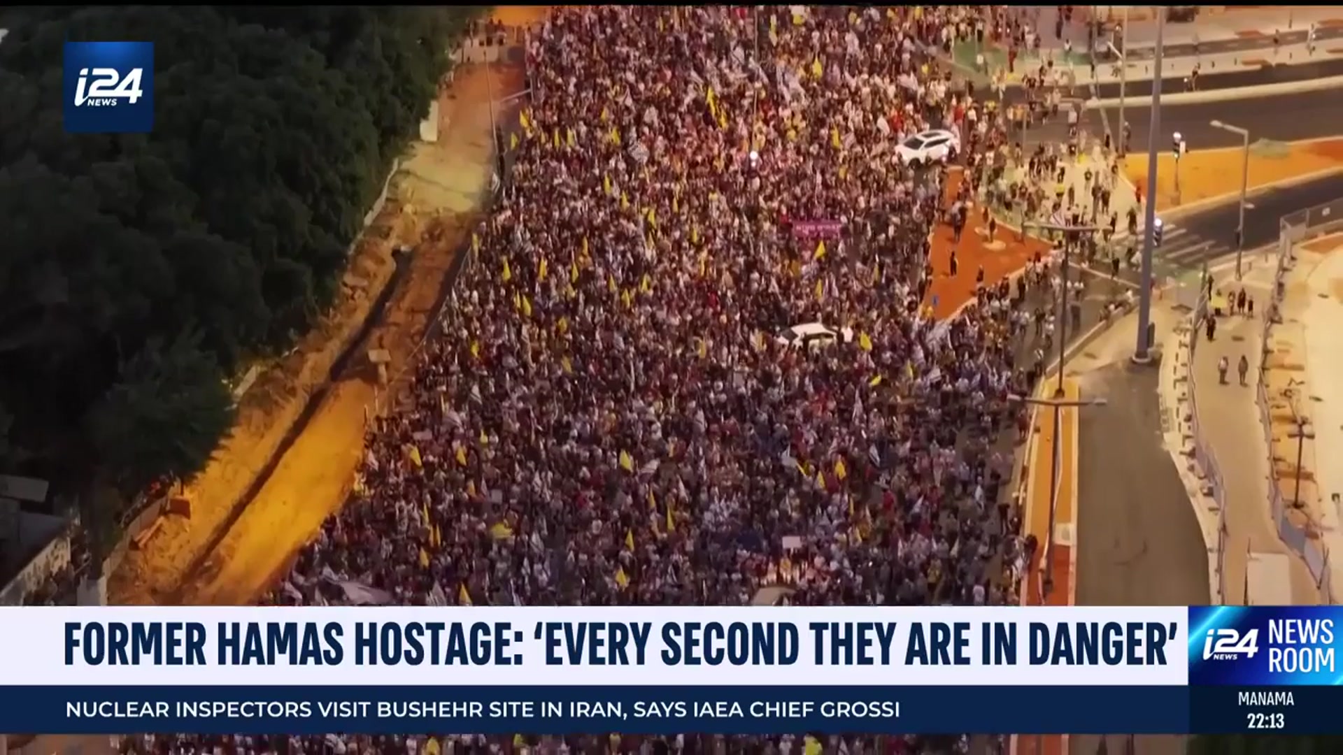 'Video thumbnail for Former Hamas hostage: 'every second they are in danger''