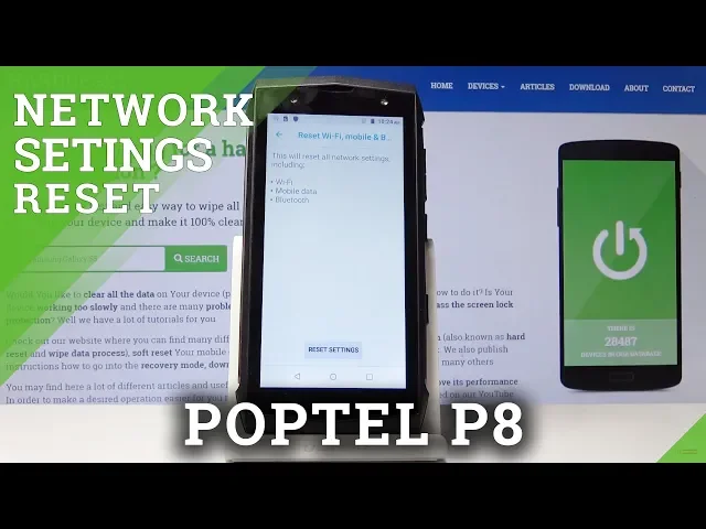 Video thumbnail for How to Format Network Configuration in POPTEL P8 - Reset Network Settings