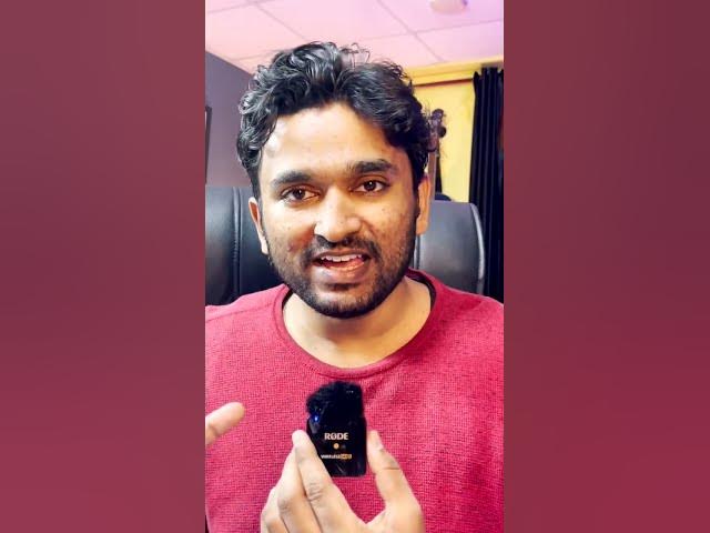 Video thumbnail for iPhone's Inbuilt Mic vs Rode Wireless Go II  - Wireless Mic for Content Creators #shorts