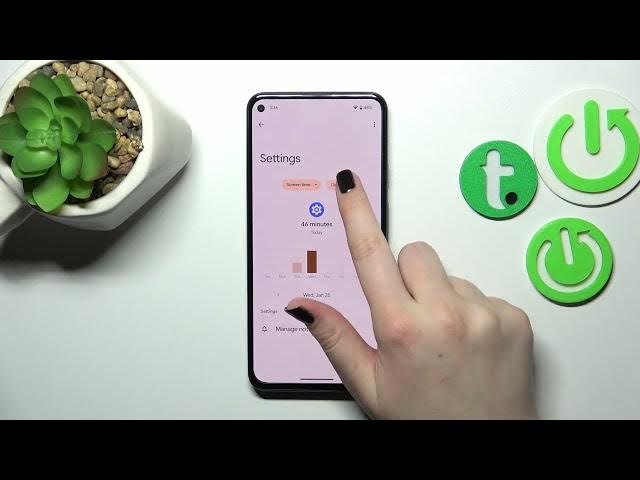 Video thumbnail for How to Check the Total Screen Time Statistics on the GOOGLE Pixel 5a