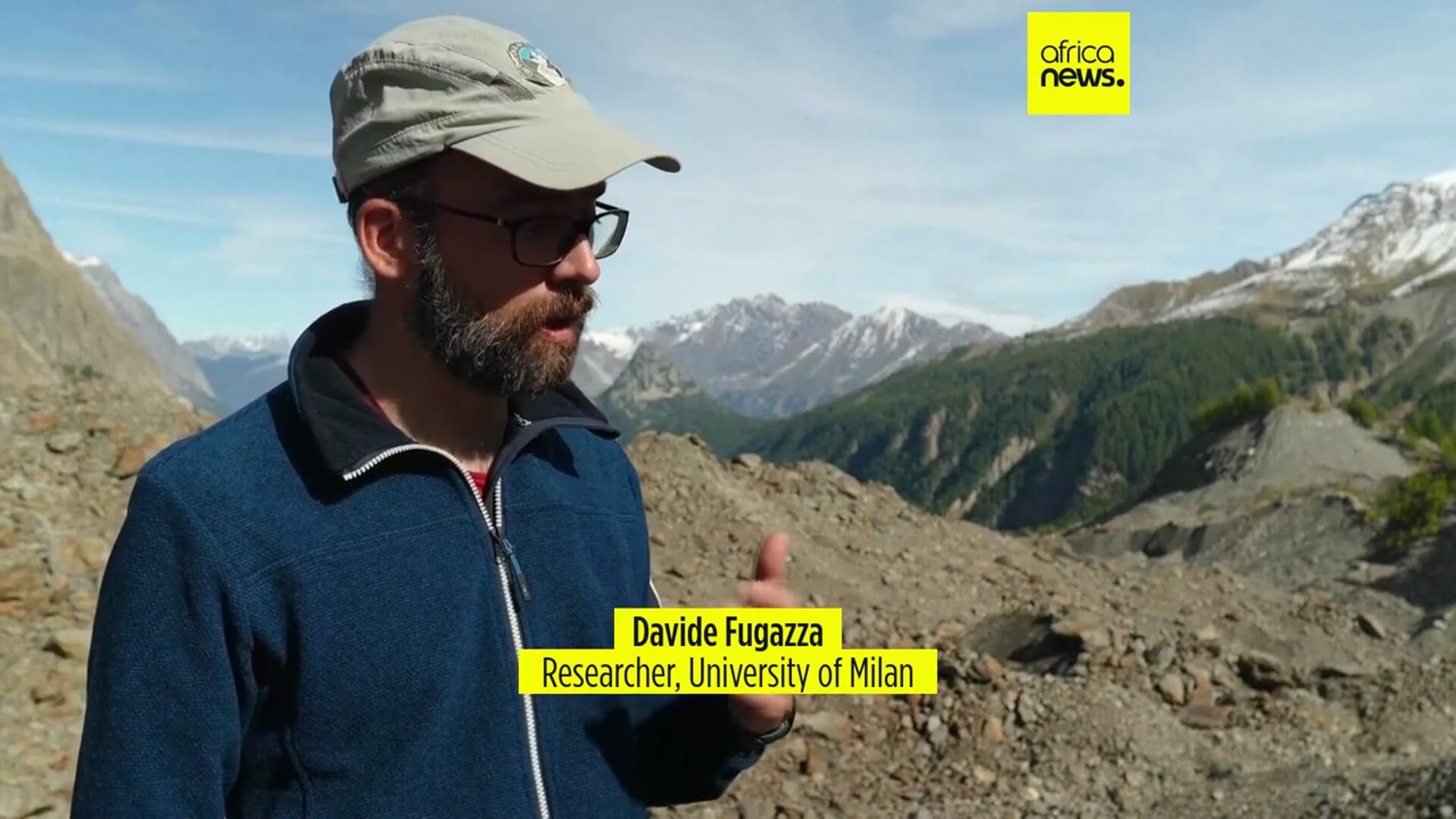 'Video thumbnail for Scientists race to recover vital natural archive from rapidly melting glaciers'