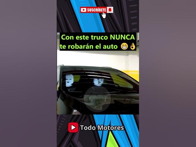 Video thumbnail for Con este truco nunca te robarán el auto