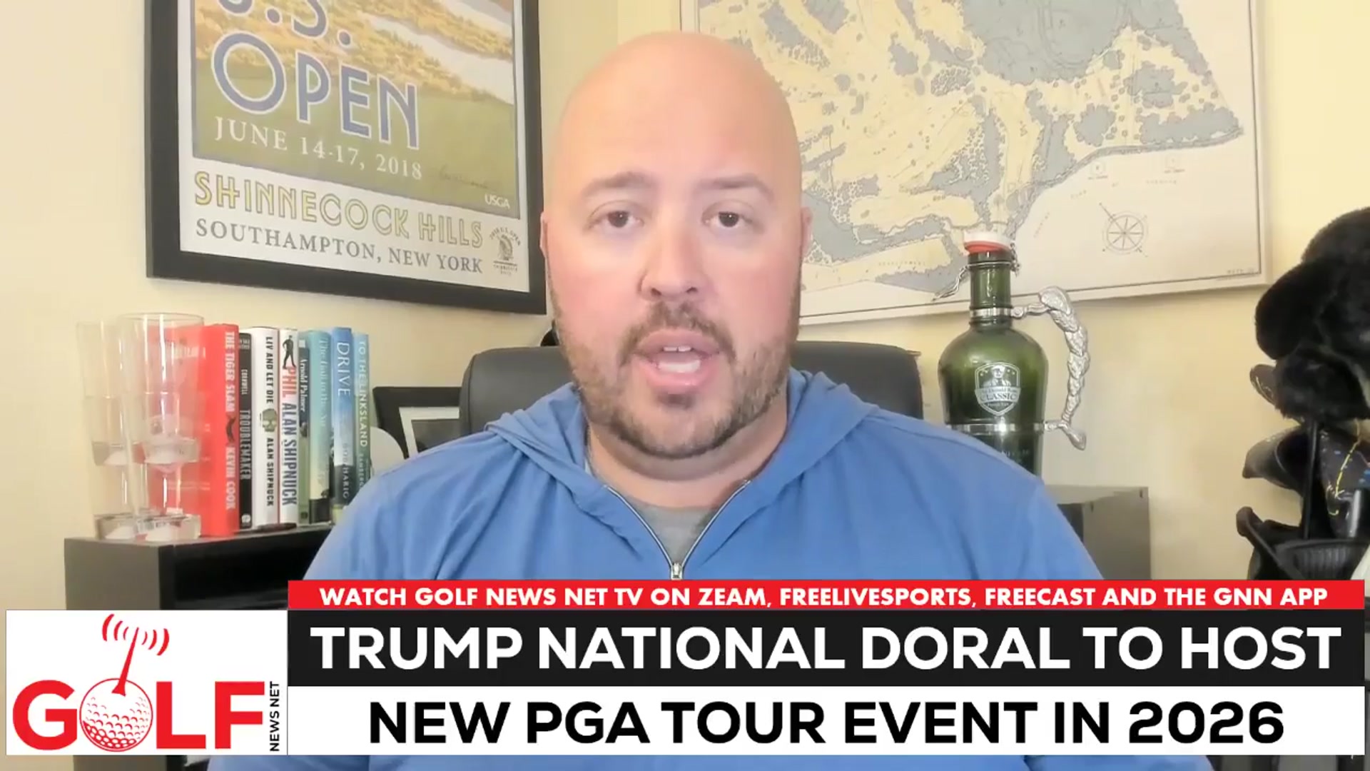 'Video thumbnail for President Trump's Florida Doral resort to host 2026 PGA Tour event'