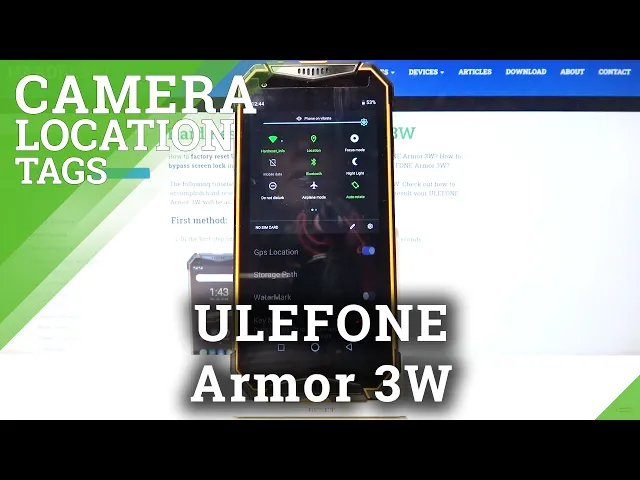 Video thumbnail for How to Activate Location Tags in ULEFONE Armor 3W – Geolocation Label