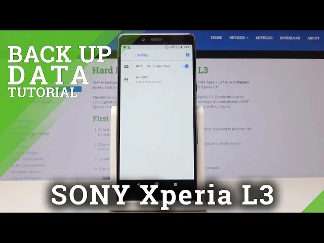 Video thumbnail for Enable Google Backup on SONY Xperia L3 - Allow Google Backup