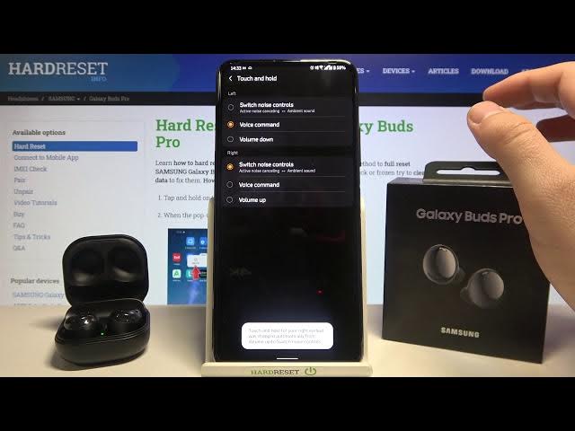 Video thumbnail for Samsung Galaxy Buds Pro - Change Gestures