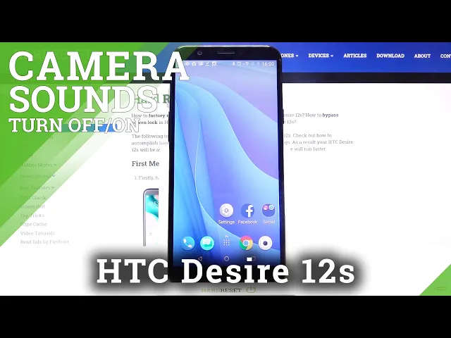 Video thumbnail for How to Set Up Volume Button Function in HTC Desire 12s – Camera Settings