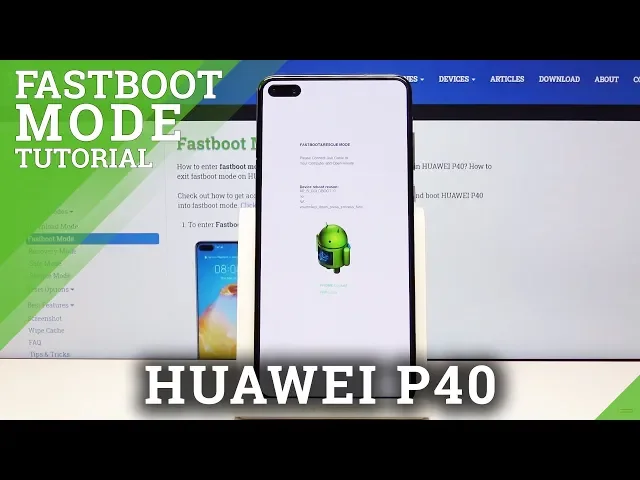 Video thumbnail for How to Enter Fastboot & Rescue Mode on HUAWEI P40 - Exit Fastboot