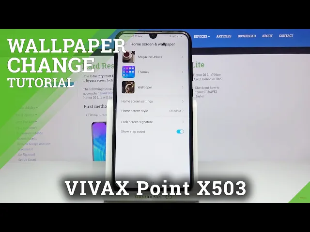 Video thumbnail for How to Change Wallpaper on HUAWEI Honor 20 Lite– Update Home Screen Lock