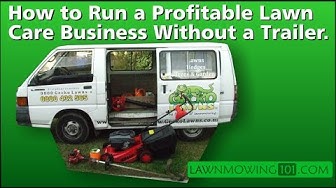 Video thumbnail for How to Run a Profitable Lawn Care Business Without a Trailer.