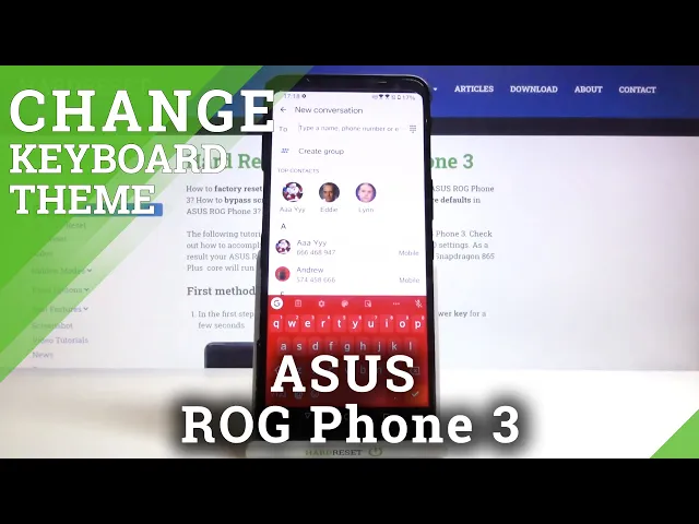 Video thumbnail for How to Customize Keyboard Theme in ASUS ROG Phone 3?