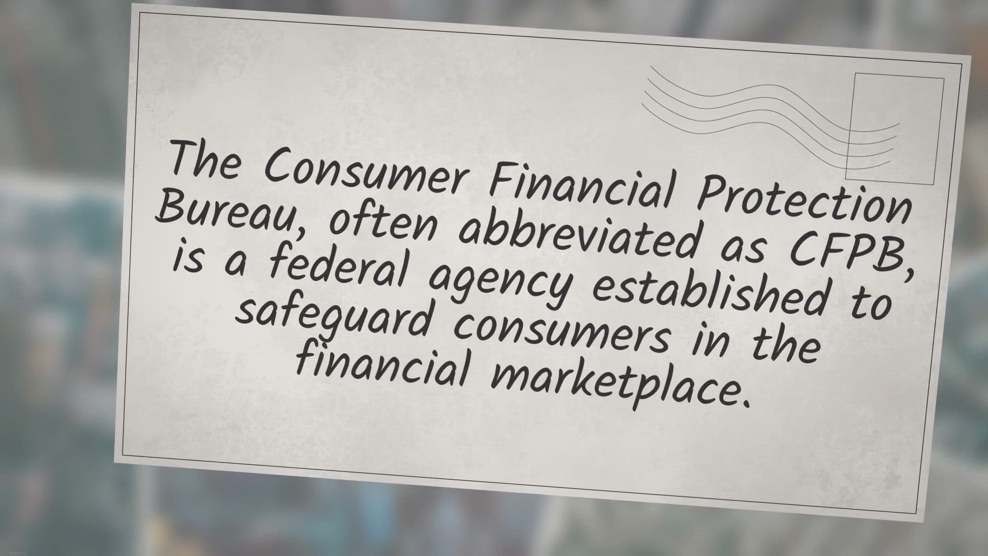 Video thumbnail for CFPB FULL FORM