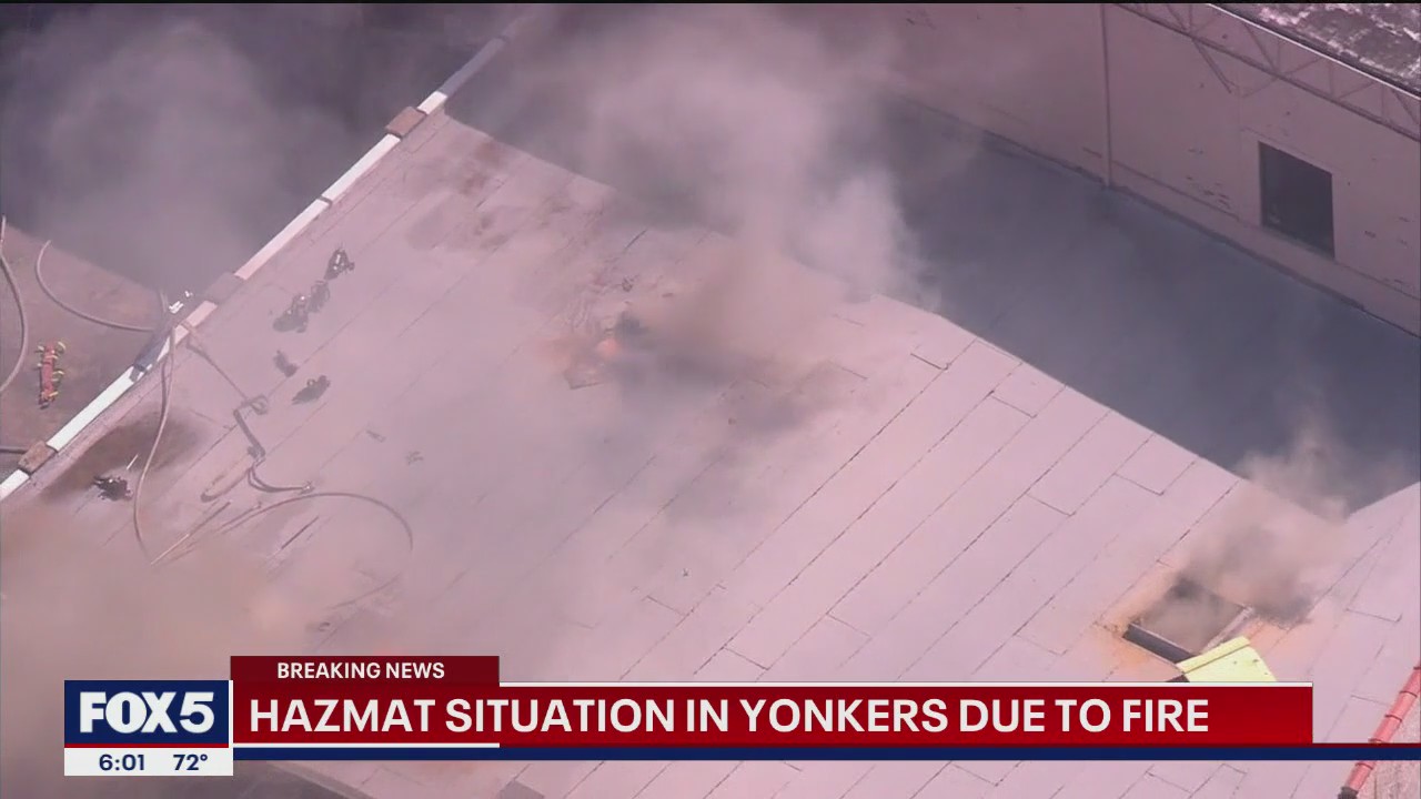 'Video thumbnail for Hazmat situation in Yonkers due to fire'