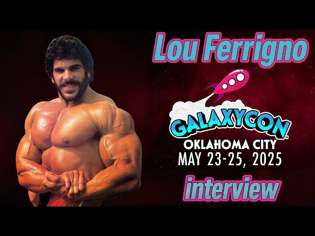 Video thumbnail for Lou Ferrigno Talks Bodybuilding, Hulk, and Arnold Schwarzenegger | GalaxyCon Oklahoma City 2025 Q&A