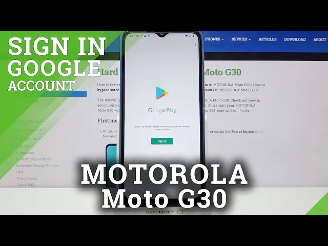 Video thumbnail for How to Add Another Account to Google Play Store in Motorola Moto G30?
