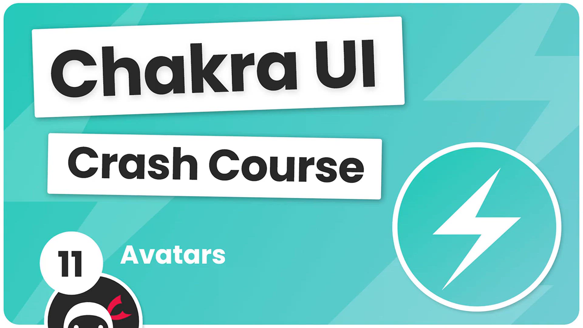 'Video thumbnail for Chakra UI Crash Course #11 - Avatars'
