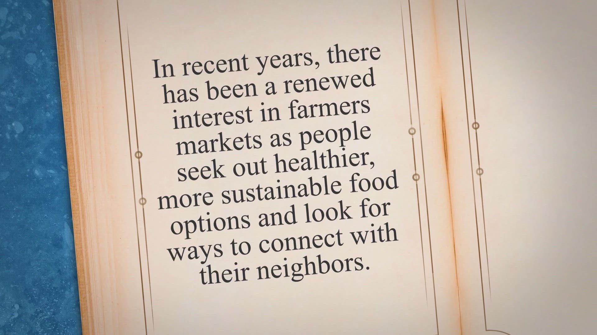 'Video thumbnail for The Vital Role of Farmers Markets: Supporting Local Agriculture, Sustainable Food Practices, and Community Engagement'