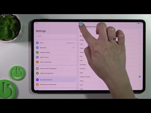 Video thumbnail for How to Change Notifications Sound on HUAWEI MatePad Pro - Set New Notification Ringtone