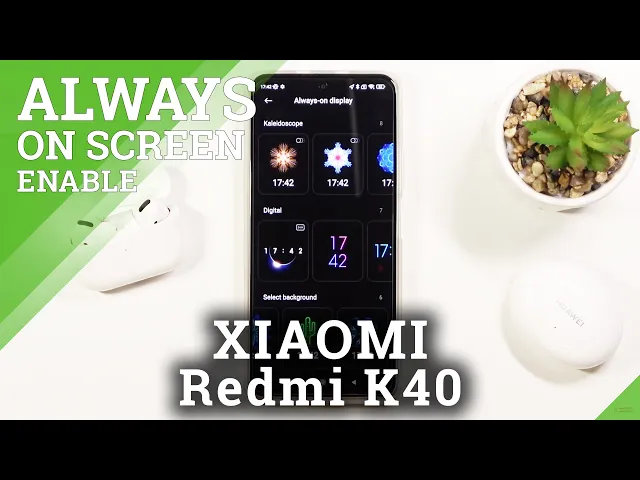 Video thumbnail for How to Customize Always On Display in XIAOMI Redmi K40 – Customize AOD