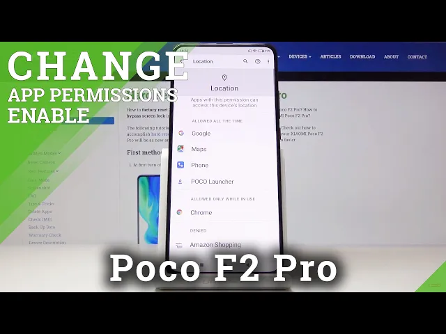 Video thumbnail for How to Enter App Permissions in XIAOMI Poco F2 Pro – Apps Settings