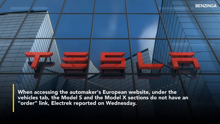 'Video thumbnail for Tesla Stops Taking Orders For Model X, Model S In Europe As Sales Decline'
