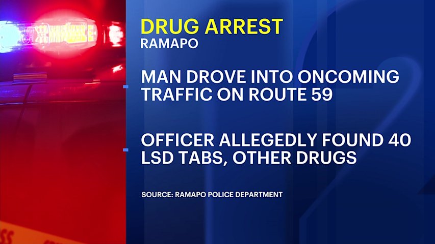 Video thumbnail for Wrong-way driver arrested after police find LSD, vodka and more during traffic stop