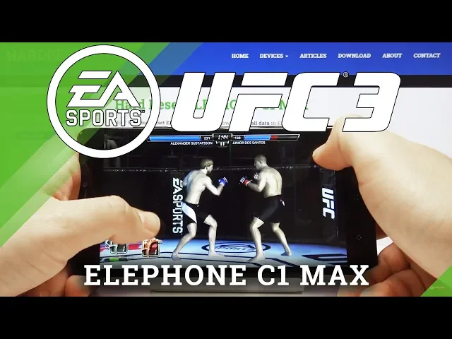 Video thumbnail for UFC Game Test on Elephone C1 Max – Game Quality Review