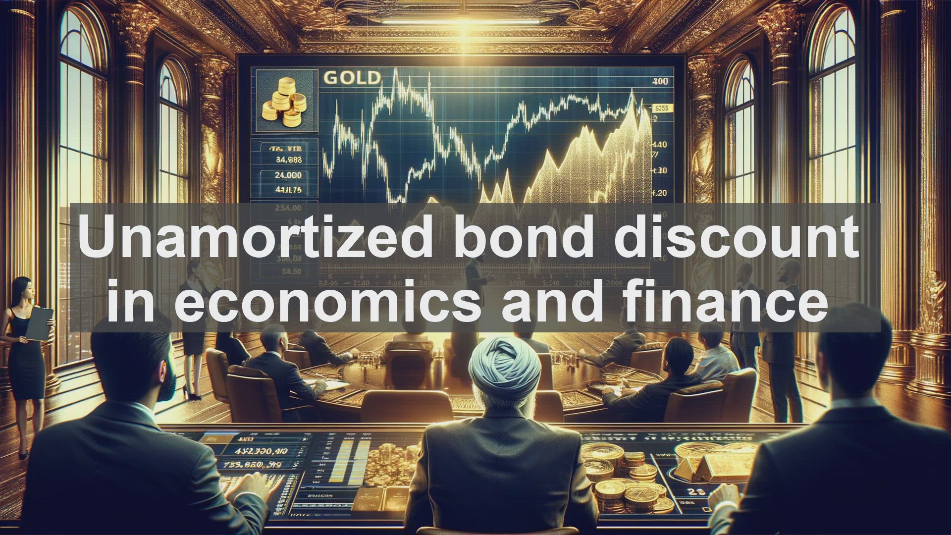 'Video thumbnail for Unamortized bond discount in economics and finance'