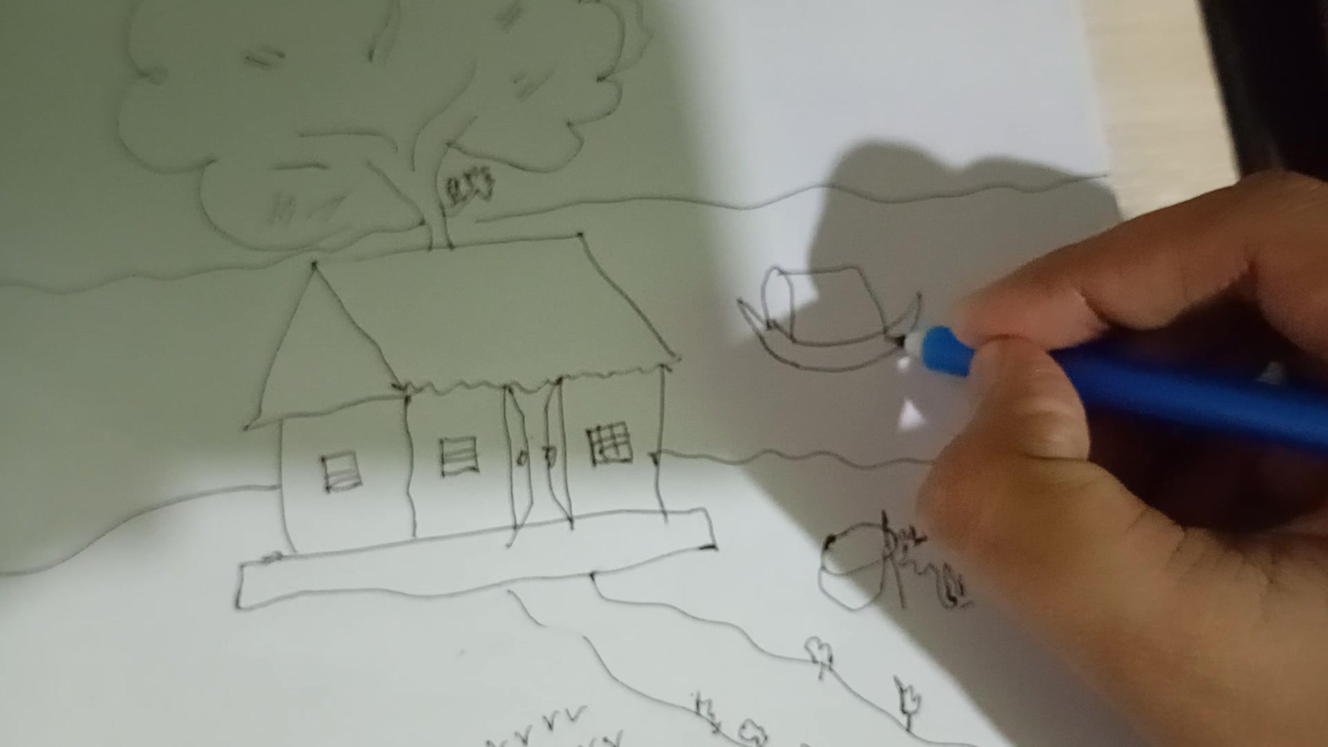 Video thumbnail for How to draw a river with a boat very easily