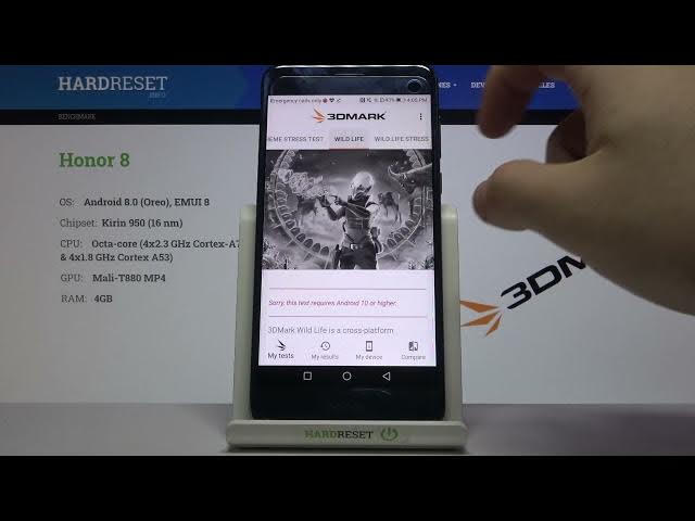 Video thumbnail for How to run 3DMark Wild Life on Huawei Honor 8 – Performance Test