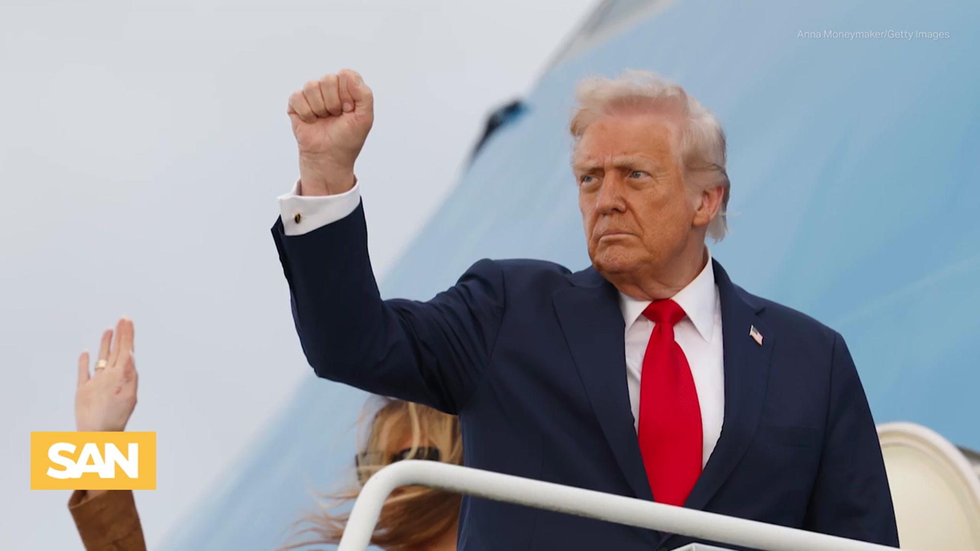 'Video thumbnail for Judge tosses Trump's New York Times defamation suit for being too long'