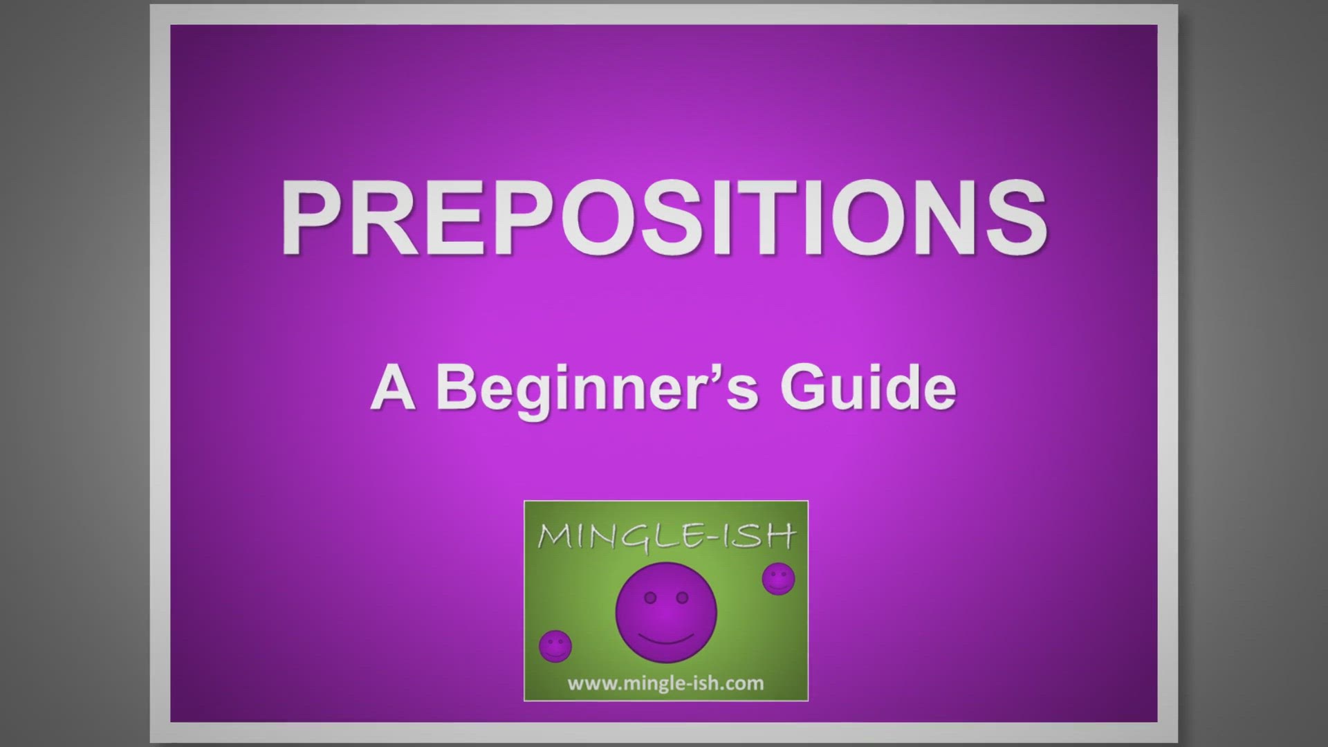 'Video thumbnail for Prepositions Made Simple: A Beginner’s Guide'