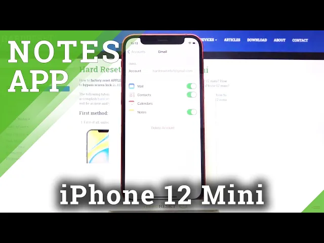 Video thumbnail for How to Sync Notes with Google on iPhone 12 mini – Notes Settings