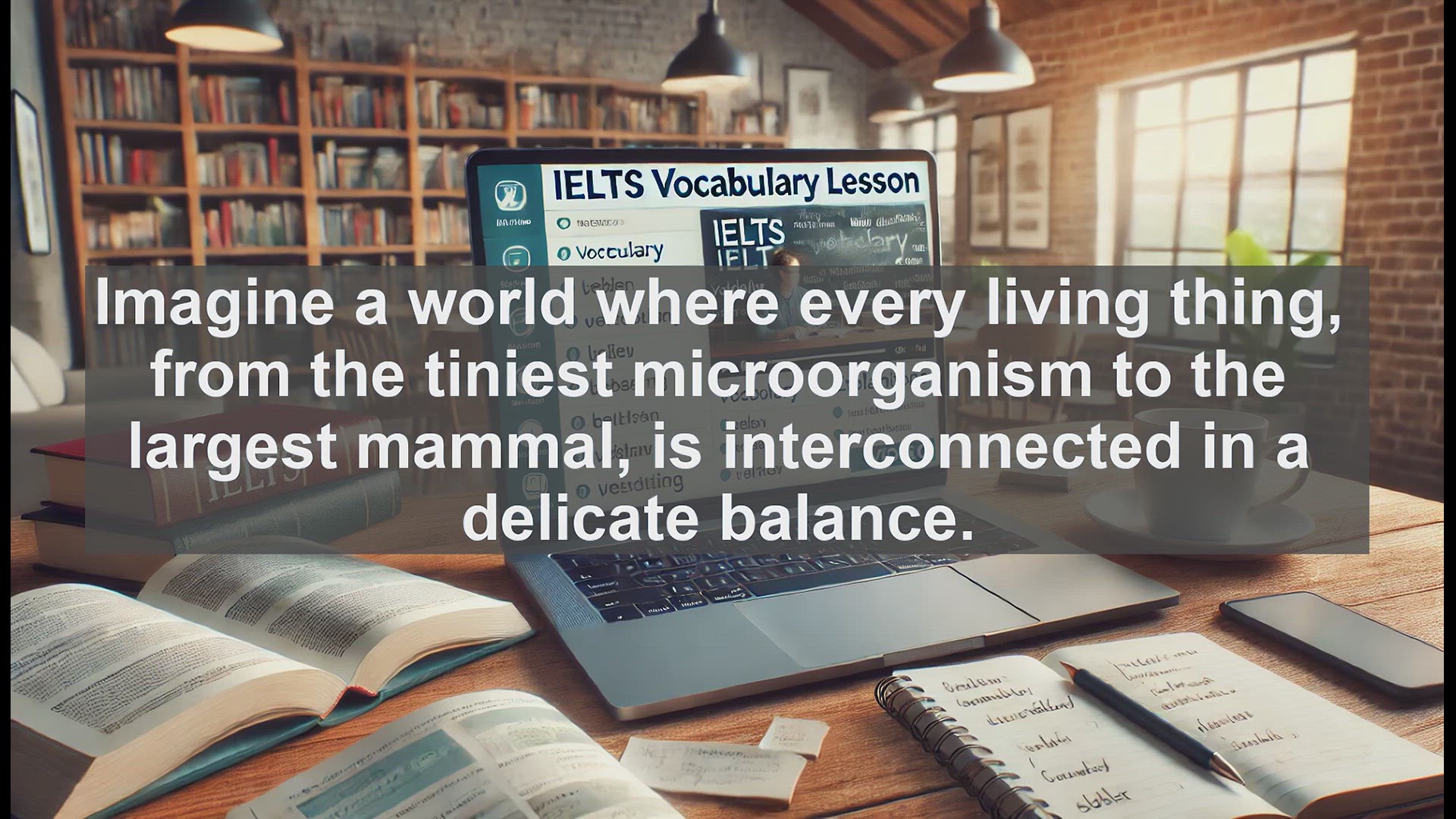 'Video thumbnail for 2000 Must Know IELTS 9.0 Vocabulary - What is an Ecologist? Key IELTS Vocabulary Explained'