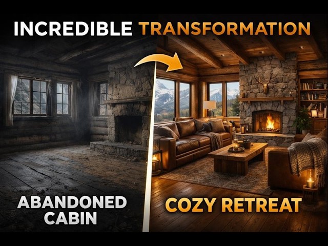 Video thumbnail for From Abandoned Cabin to Cozy Mountain Retreat #designinterior