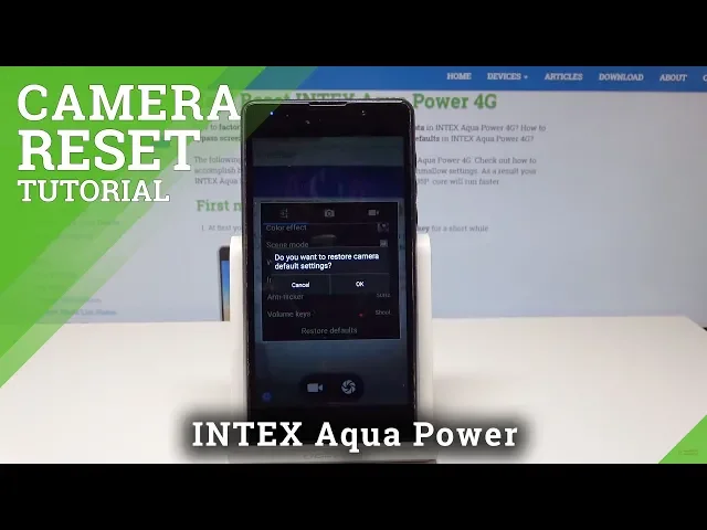 Video thumbnail for How to Reset Camera in INTEX Aqua Power 4G - Restore Camera Settings