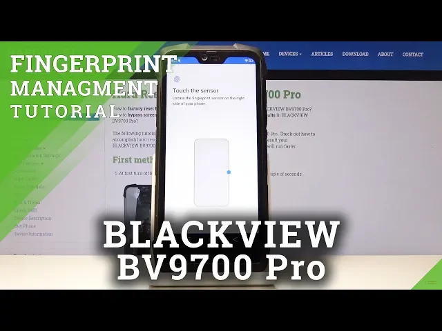 Video thumbnail for How to Add Fingerprint Lock on Blackview BV9700 Pro - Set Fingerprint