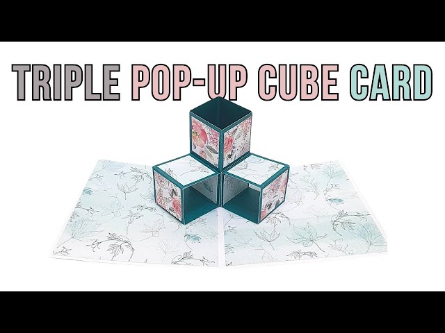 Video thumbnail for Triple Pop Up Cube Card | Easy Tutorial