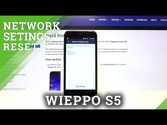 Video thumbnail for How to Quickly Reset Network Settings of WIEPPO S5 –  Default Network Settings