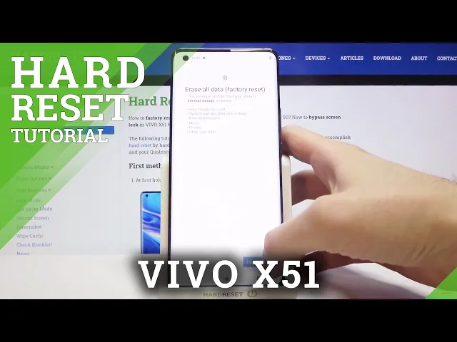 Video thumbnail for How to Factory Reset VIVO X51 5G – Format Device